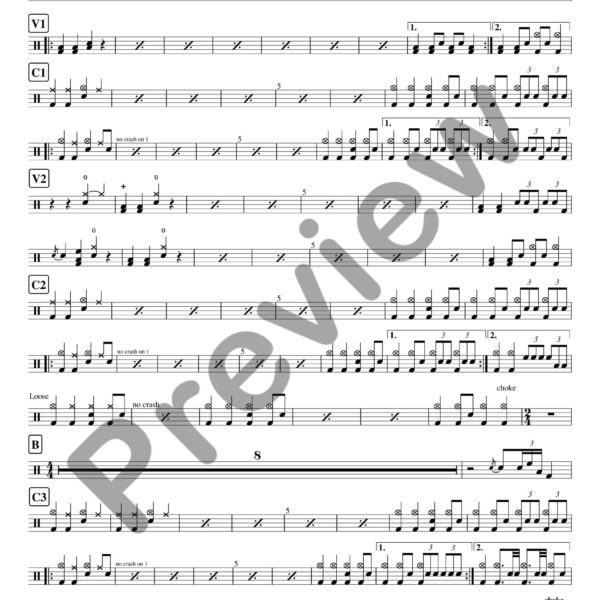 Foo Fighters - Walk - Sheet Music For Drums