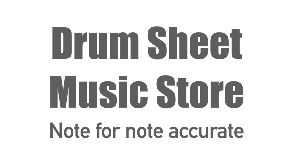 The Drum Sheet Music Store