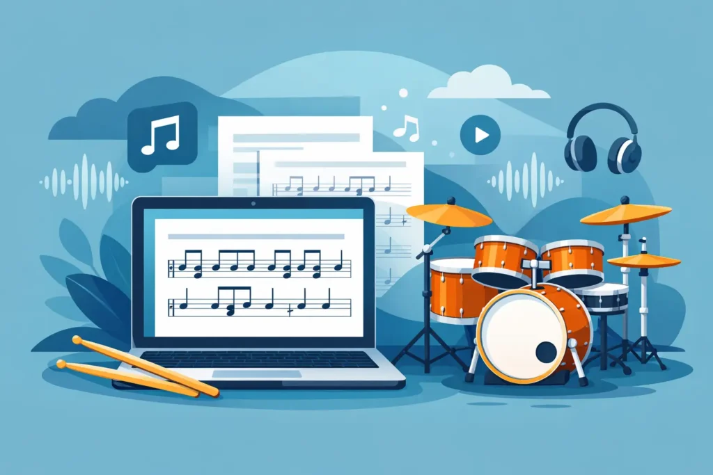 Best Drum Sheet Music Site for Real Songs