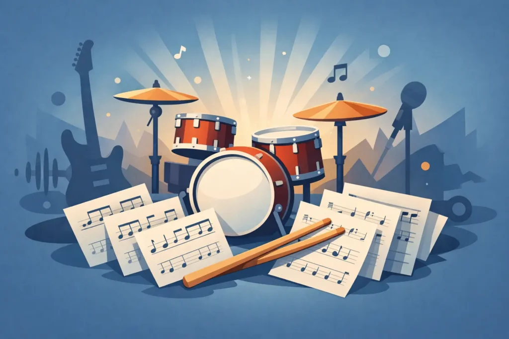12 Best Rock Drum Sheet Music Picks