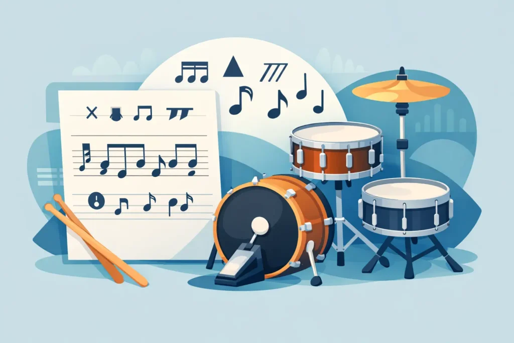 A Guide to Drum Sheet Music Symbols