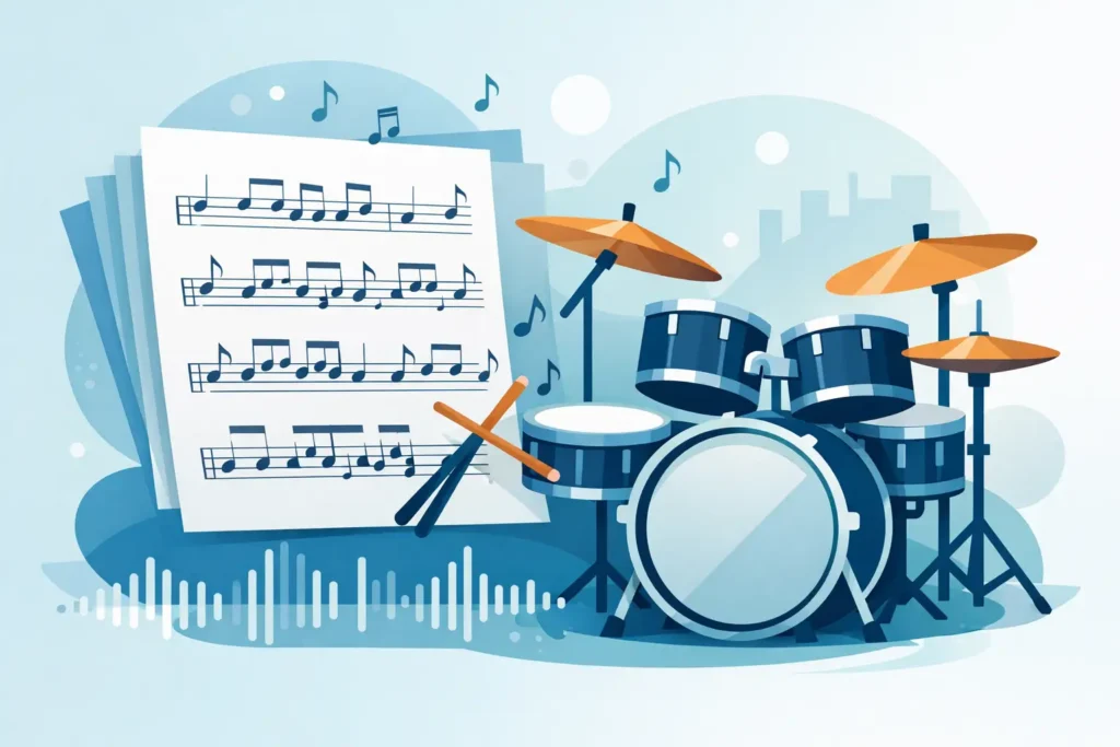 Drum Sheet Music for Cover Bands That Works