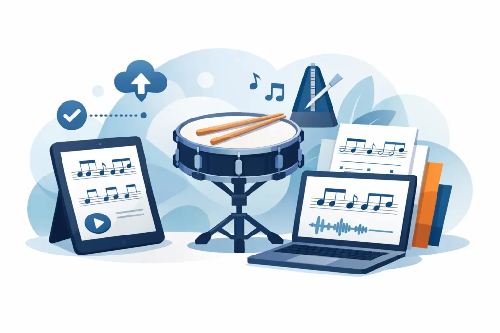 How to Practice With Drum PDFs Better