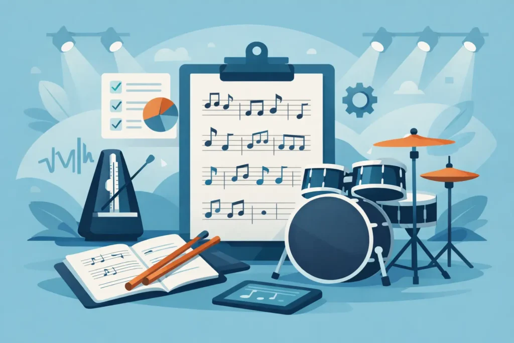 How to Prepare Drum Charts for Gigs That Hold Up
