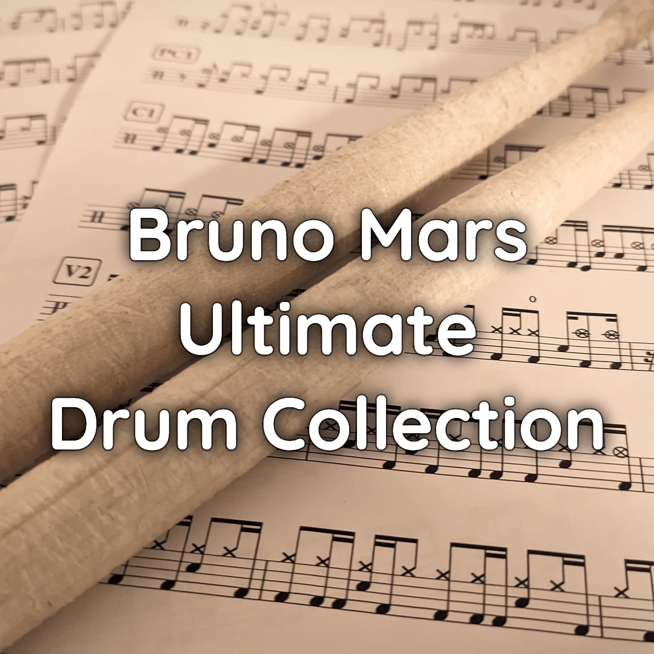 Bruno Mars Ultimate Drum Collection – drum sheet music