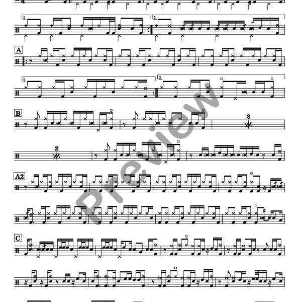 Tower Of Inspiration drum sheet music – Dave Weckl (preview)