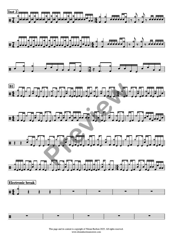 Puzzle Box drum sheet music – Haken (preview)