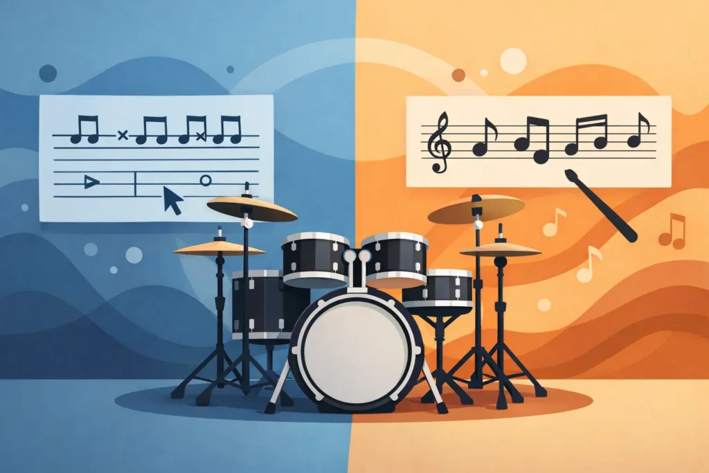 Tabs Versus Notation: Which Helps Drummers More?